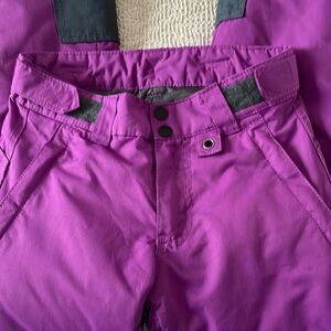 Arctix girls ski pants. S/P. Purple. Lined. EUC